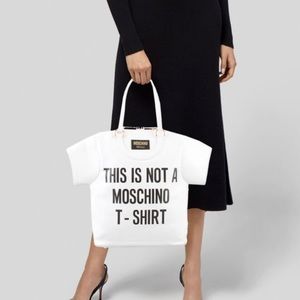 “THIS IS NOT A MOSCHINO T-SHIRT” Bag 💯% Authentic